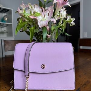 Tory Burch Lavender Crossbody Bag